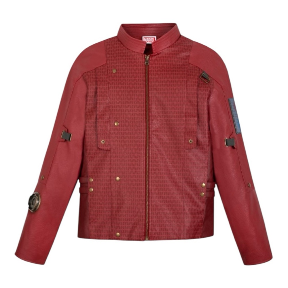 Marvel Disney Star-Lord Guardians of the Galaxy Faux Leather Jacket Size XS